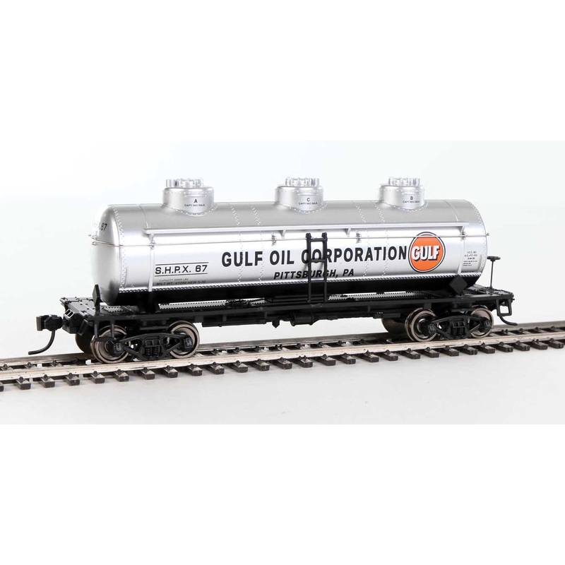 Walthers Mainline 910-1136 HO Scale 3 Dome Tank Car Gulf Oil SHPX 67