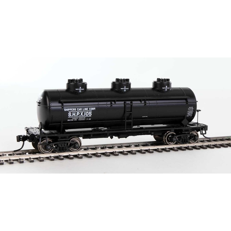 Walthers Mainline 910-1137 HO Scale 3 Dome Tank Car SHPX 105