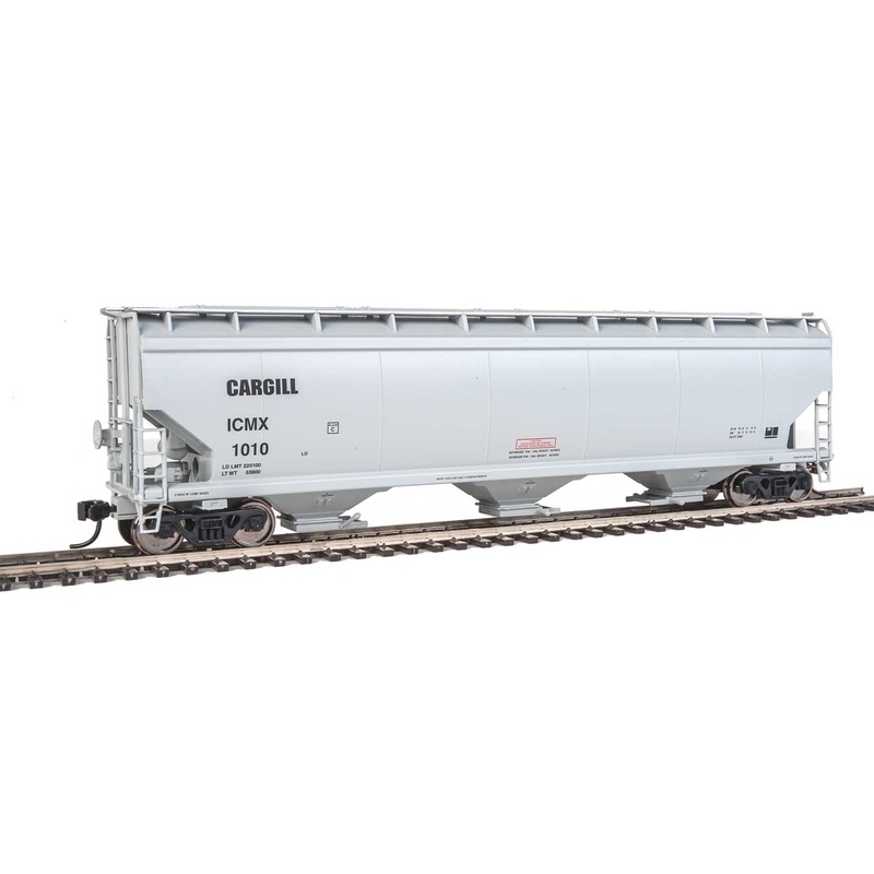 Walthers Mainline 910-7669 HO Scale 60' NSC 5150 3 Bay Covered Hopper Cargill ICMX 1010
