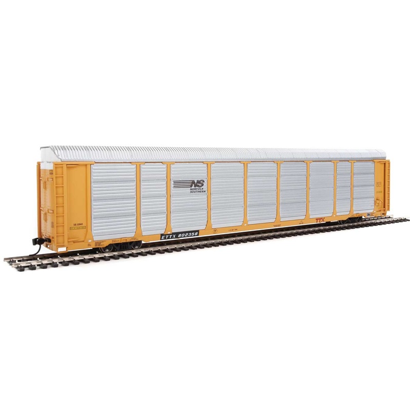 Walthers Proto 920-101427 HO Scale 89' Tri-level Auto Carrier Norfolk Southern NS ETTX 802358 - USED