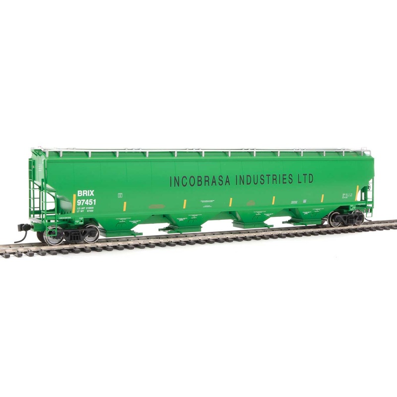 Walthers Proto 920-105856 HO Scale 67' Trinity 6351 4 Bay Hopper Incobrasa Industries BRIX 97451