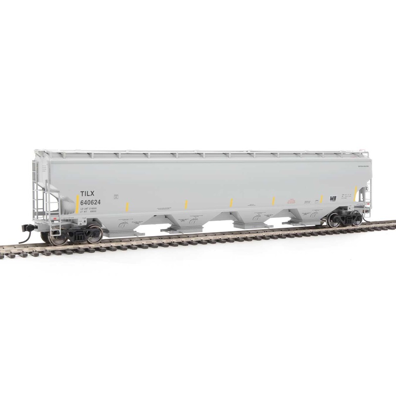 Walthers Proto 920-105863 HO Scale 67' Trinity 6351 4 Bay Hopper Trinity Leasing TILX 640624