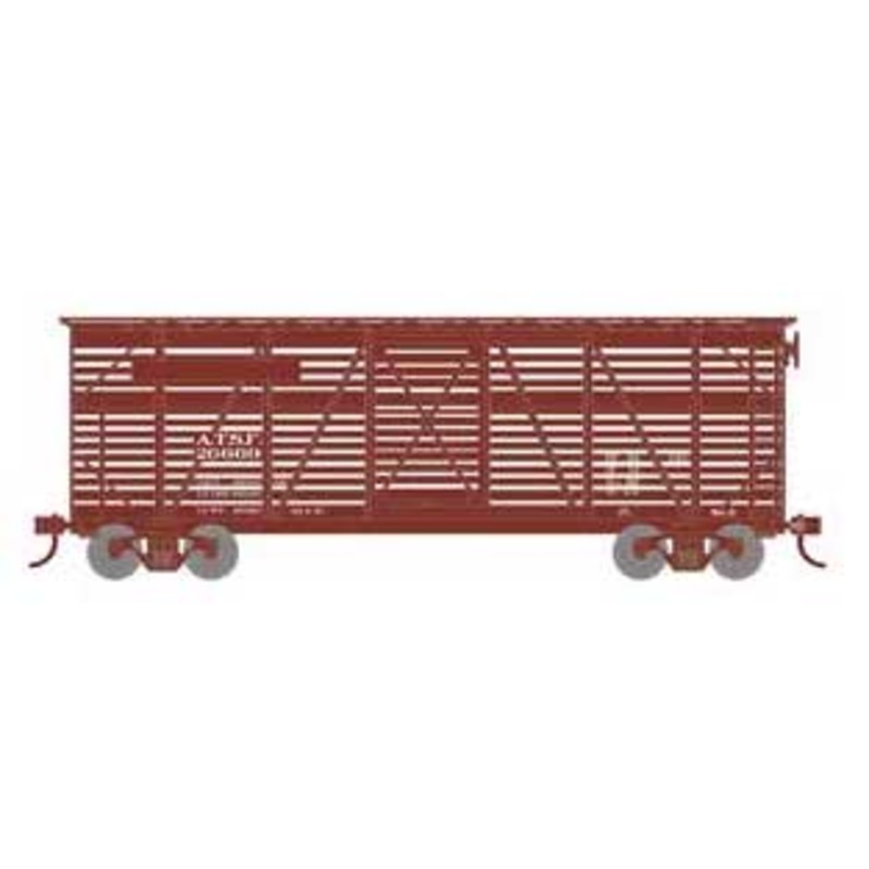 Athearn 75990 HO Scale 40' Stock Car Santa Fe ATSF 26669