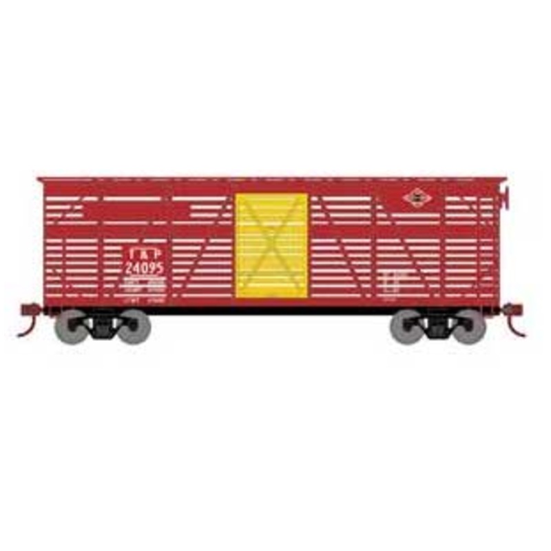 Athearn 76005 HO Scale 40' Stock Car Texas & Pacific T&P 24095