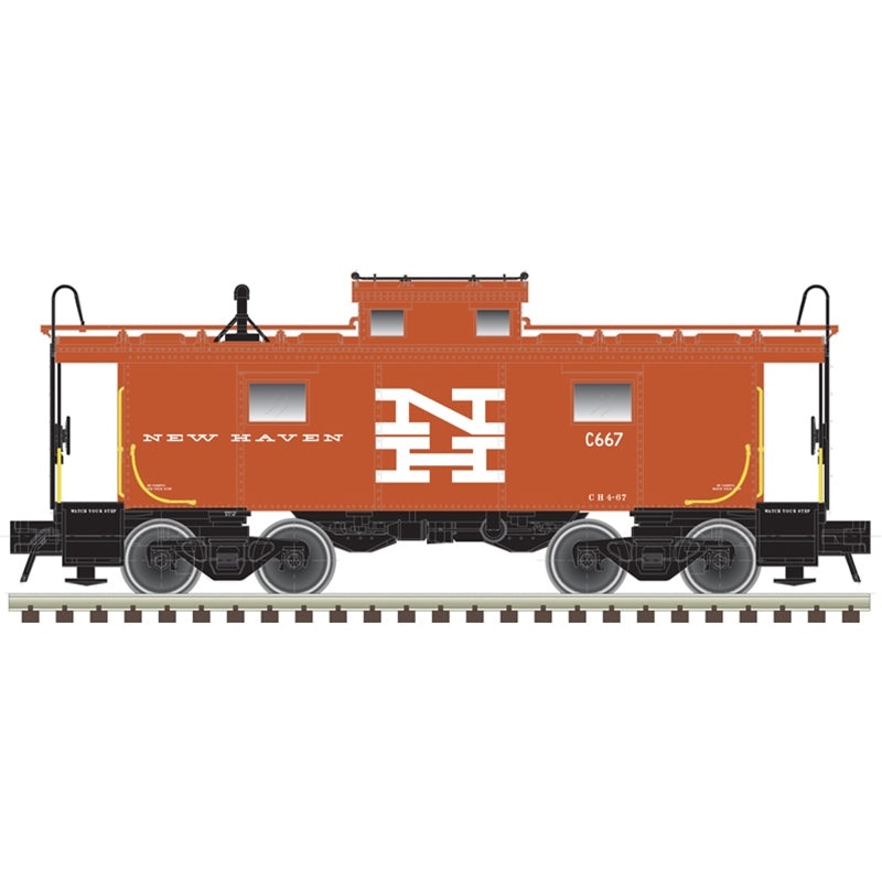 Atlas Master 20007010 HO Scale NE-6 Caboose New Haven "Alpert Scheme" NH 667
