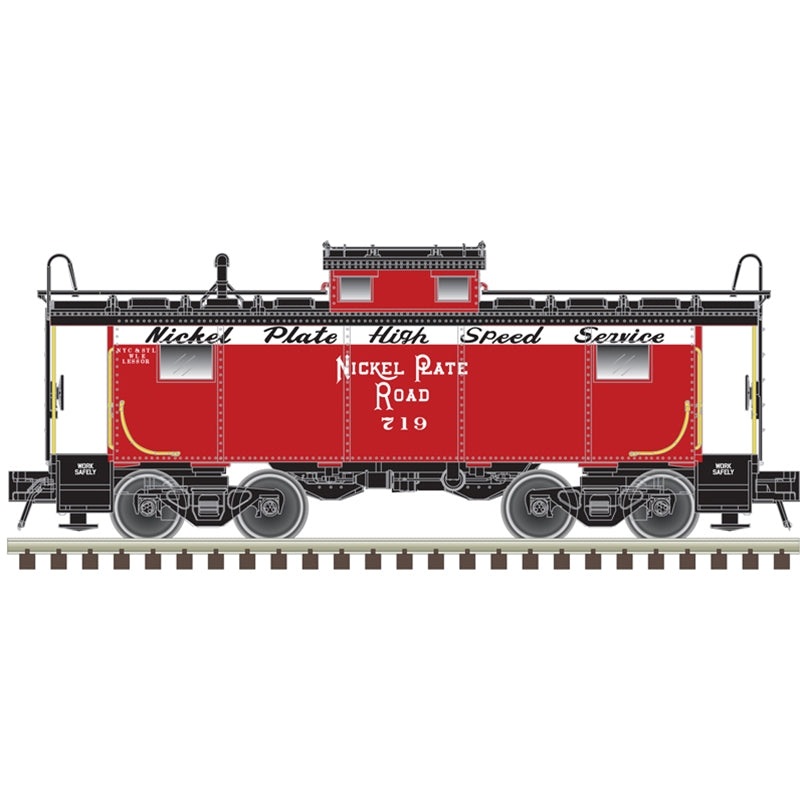Atlas Master 20007014 HO Scale NE-6 Caboose Nickel Plate Road NKP 719