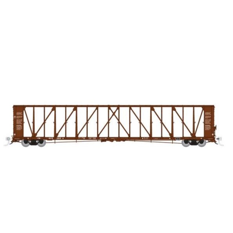 Rapido Trains 174003A HO Scale NSC 73' Centerbeam Flatcar Canadian National CN # Varies