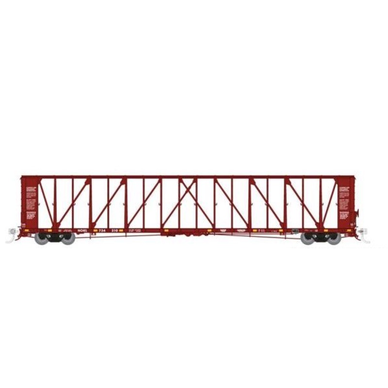Rapido Trains 174006A HO Scale NSC 73' Centerbeam Flatcar Northwestern Oklahoma NOKL # Varies