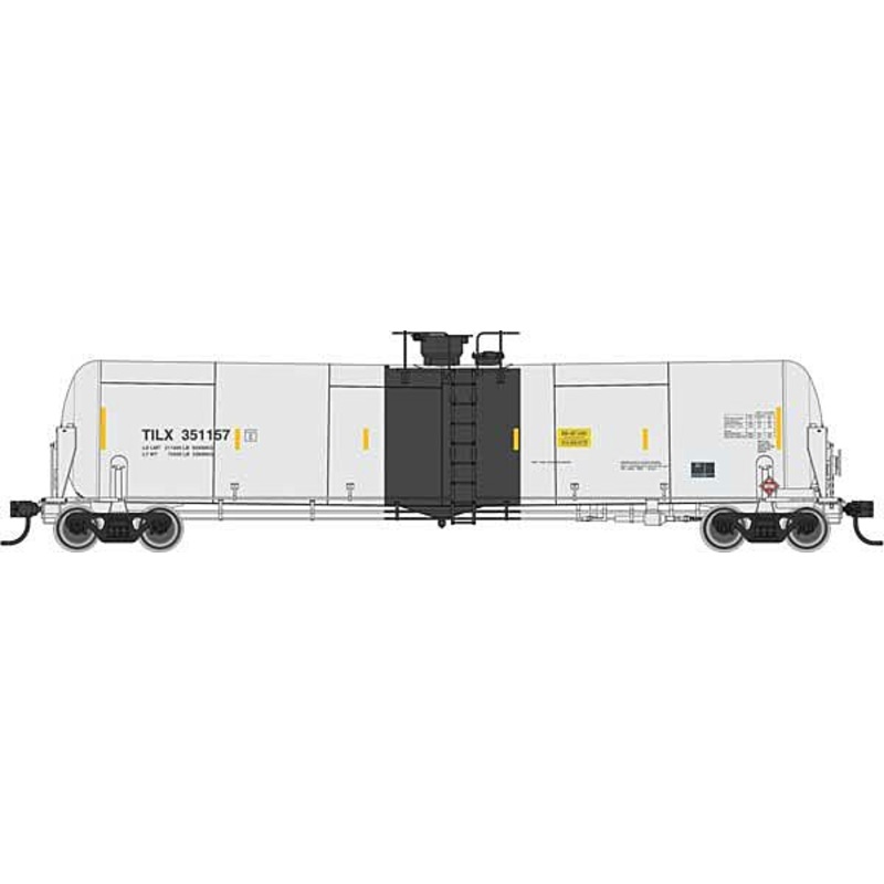 Walthers 920-100754 HO Scale 55' Trinity 30,145 Gal Tank Car Trinity "White" TILX 351157