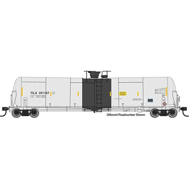 Walthers 920-100756 HO Scale 55' Trinity 30,145 Gal Tank Car Trinity "White" TILX 351182