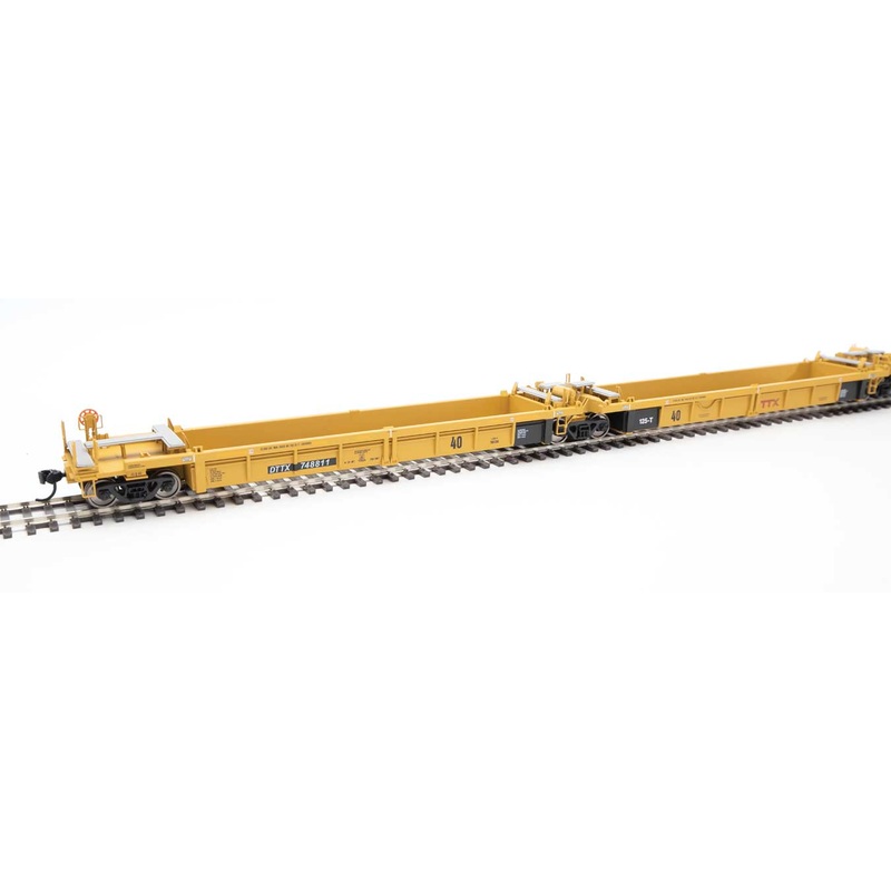 Walthers Mainline 910-55651 HO Scale 5-Unit Rebuilt 40' Well Car TTX DTTX 748811