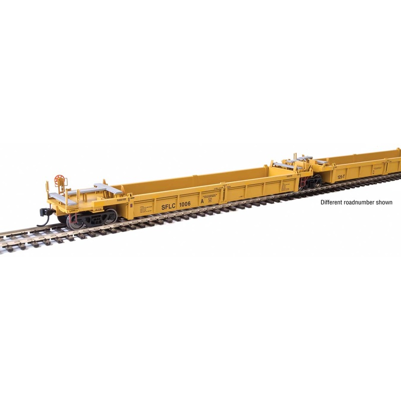 Walthers Mainline 910-55659 HO Scale 5-Unit Rebuilt 40' Well Car SFLC 1089 A-E