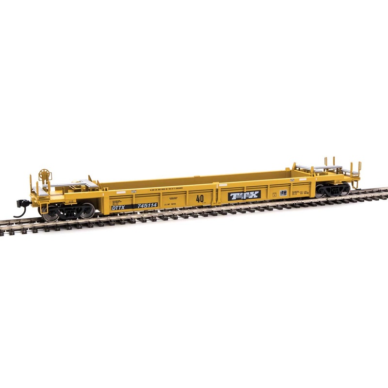 Walthers Mainline 910-8400 HO Scale Thrall Rebuilt 40' Well Car TTX DTTX 745114