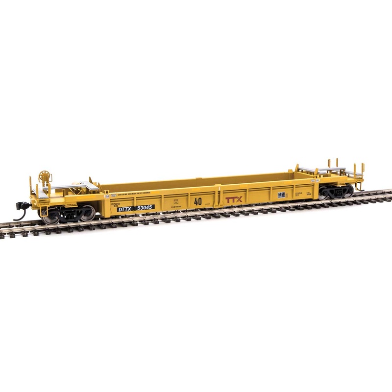Walthers Mainline 910-8404 HO Scale Thrall Rebuilt 40' Well Car TTX DTTX 53045