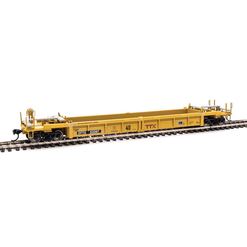 Walthers Mainline 910-8406 HO Scale Thrall Rebuilt 40' Well Car TTX DTTX 53261