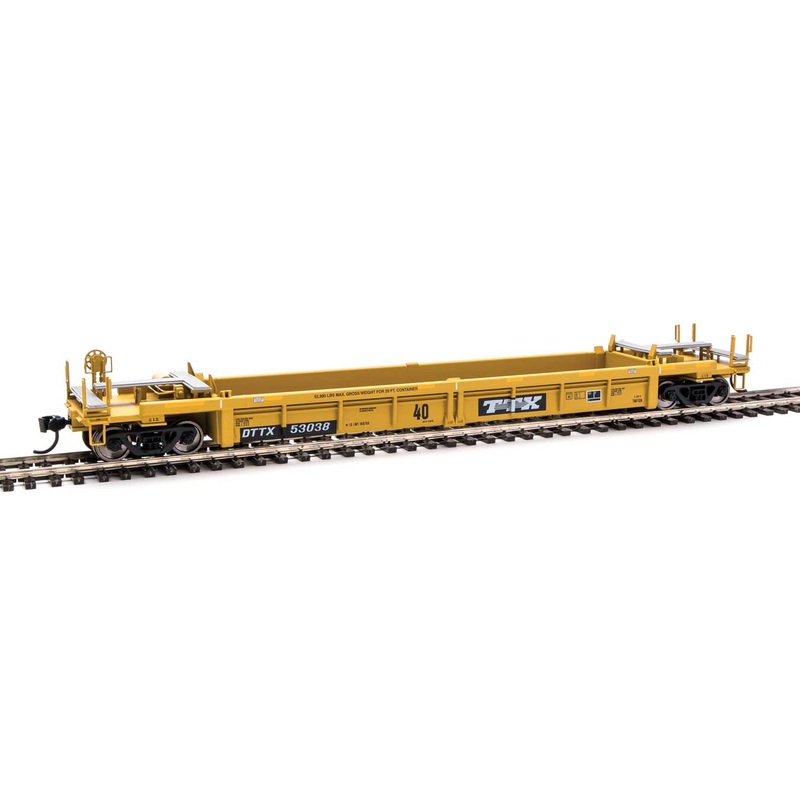Walthers Mainline 910-8412 HO Scale Thrall Rebuilt 40' Well Car TTX DTTX 53038