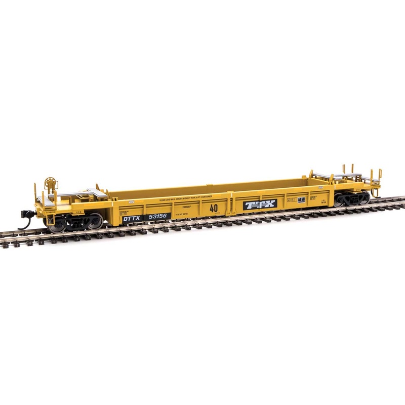 Walthers Mainline 910-8413 HO Scale Thrall Rebuilt 40' Well Car TTX DTTX 53156