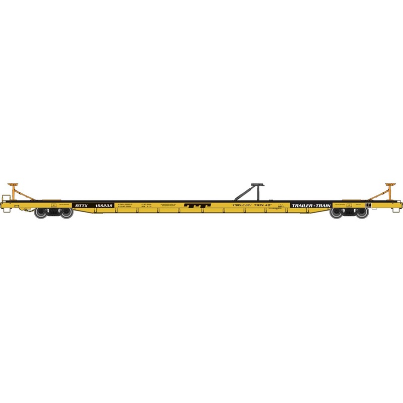 Walthers Proto 920-104218 HO Scale Bethlehem Flush-Deck Flatcar TTX "Triple 28" RTTX 156238
