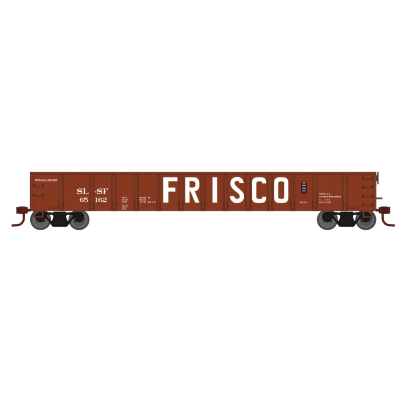 Athearn 8185 HO Scale 52' Mill Gondola Frisco SLSF 65162