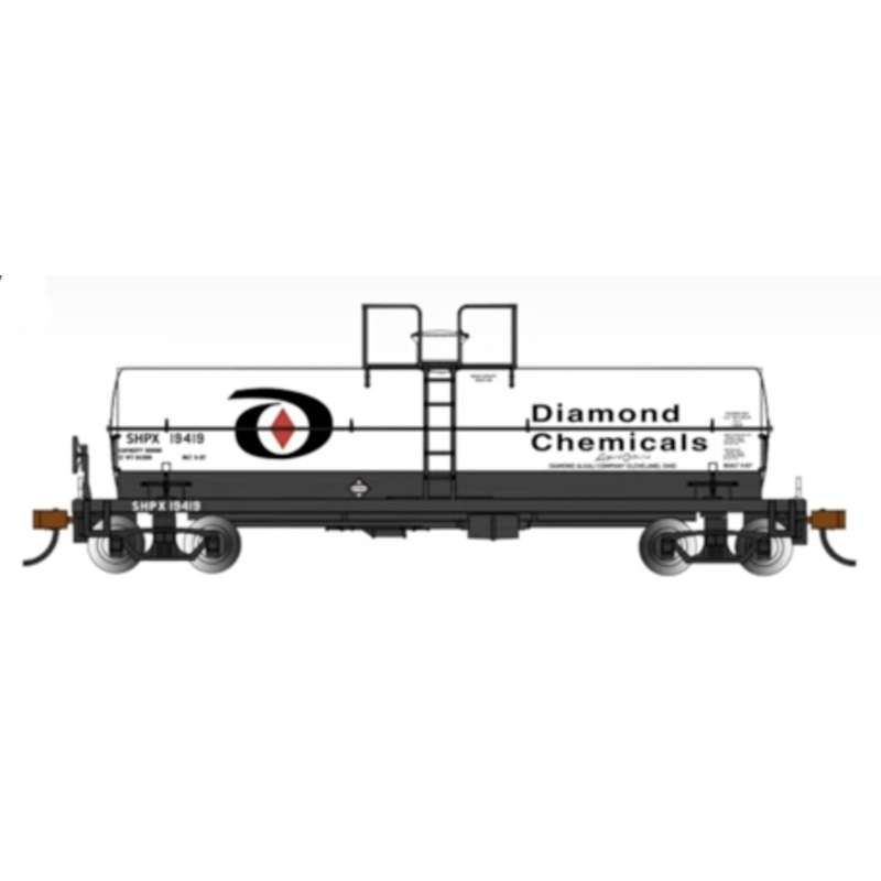 Bachmann 75801 HO Scale Chemical Tank Car Diamond Chemicals SHPX 19419