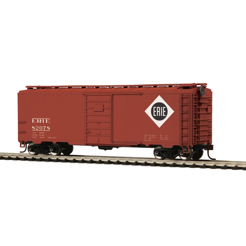 MTH 85-74068 HO Scale 40' PS-1 Boxcar Erie 82078 - NOS