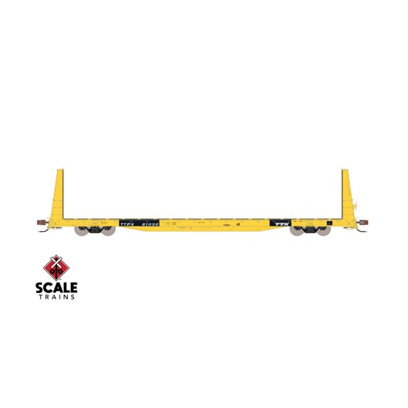 ScaleTrains Rivet 38384 HO Scale BSC F68AH Bulkhead Flatcar "Speed" TTPX 81114
