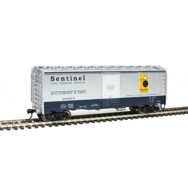 Walthers Mainline 910-1764 40' AAR Boxcar "Sentinel Scheme" Baltimore & Ohio B&O 466074 - NOS