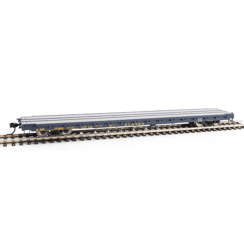 Walthers Mainline 910-5356 60' Pullman Flatcar Alaska ARR 17005