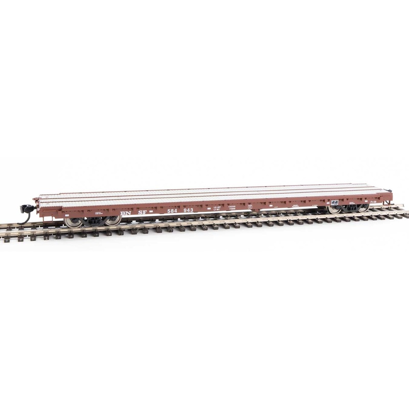 Walthers Mainline 910-5359 60' Pullman Flatcar BNSF Railway 584943