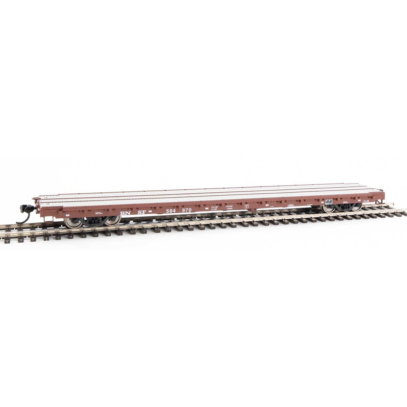 Walthers Mainline 910-5361 60' Pullman Flatcar BNSF Railway 584970