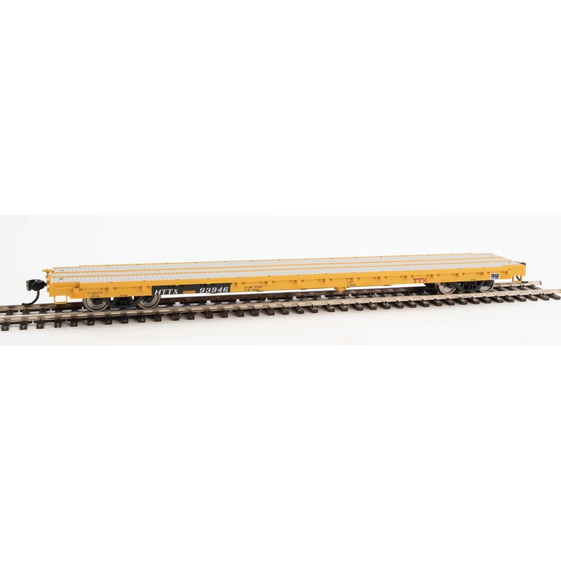 Walthers Mainline 910-5365 60' Pullman Flatcar "Heavy Duty" TTX HTTX 93946
