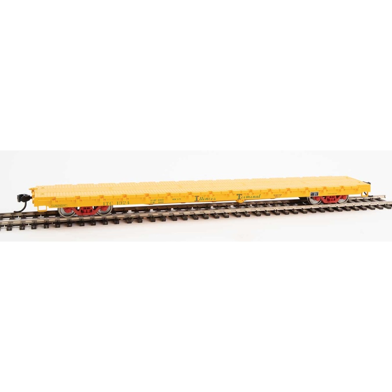 Walthers Mainline 910-5370 60' Pullman Flatcar Illinois Terminal IT 1324