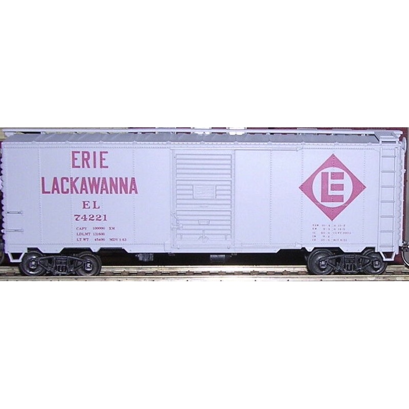 Accurail 1522 HO Scale 40' AAR Steel Boxcar Kit Erie Lackawanna EL - NOS