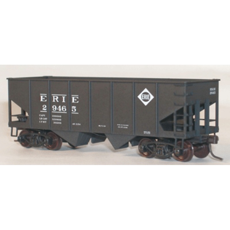 Accurail 2565 HO Scale USRA 55 Ton 2 Bay Open Hopper Kit Erie - NOS