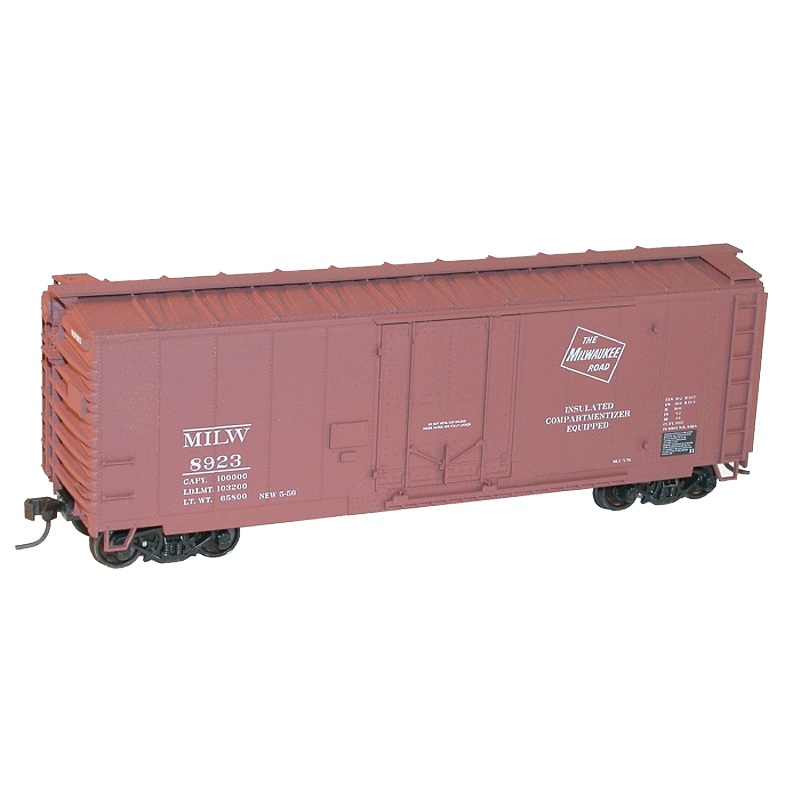 Accurail 3124 HO Scale 40' Plug Boxcar Kit Milwaukee Road MILW - NOS