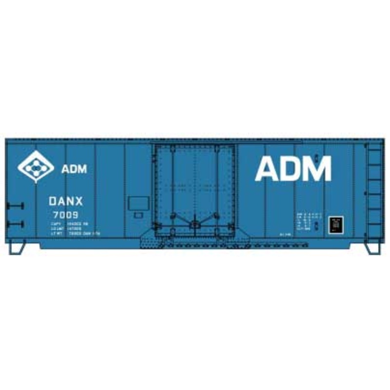 Accurail 3139 HO Scale AAR 40' Boxcar Kit Archer Daniels Midland ADM DANX 7009