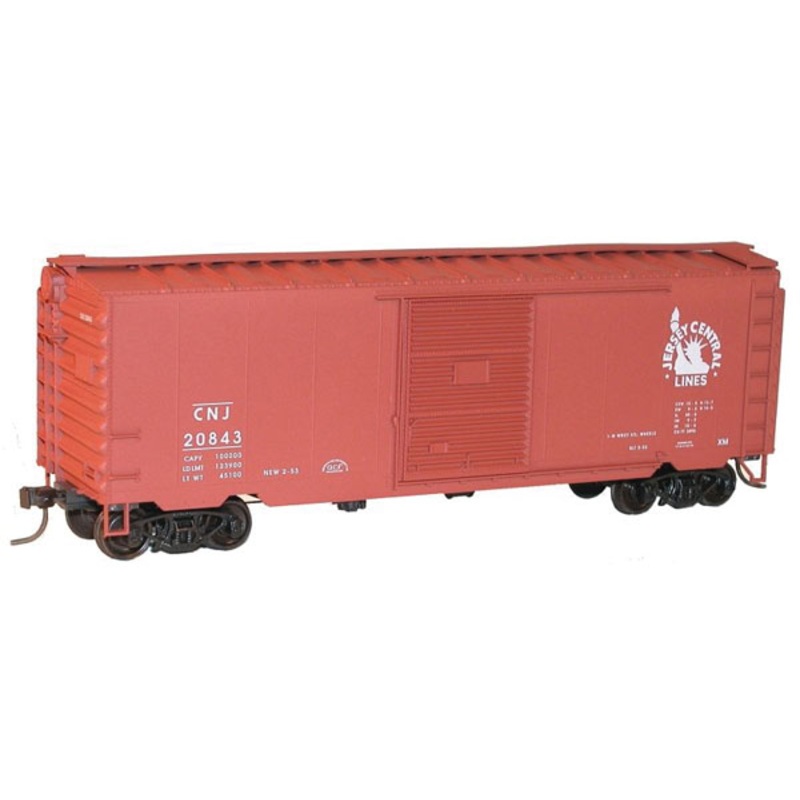 Accurail 3451 HO Scale 40' PS-1  Boxcar Kit Central of New Jersey CNJ - NOS