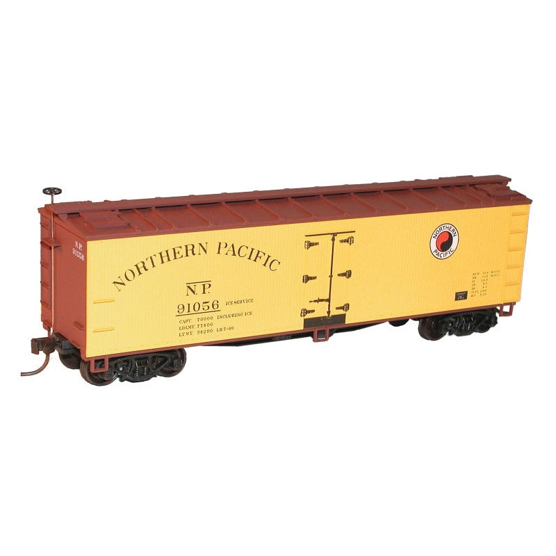 Accurail 48092 HO Scale 40' Wood Reefer Kit Northern Pacific NP - NOS