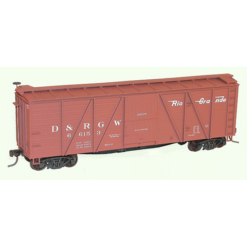 Accurail 70082 HO Scale 40' Single Sheath Boxcar Kit Rio Grande D&RGW - NOS