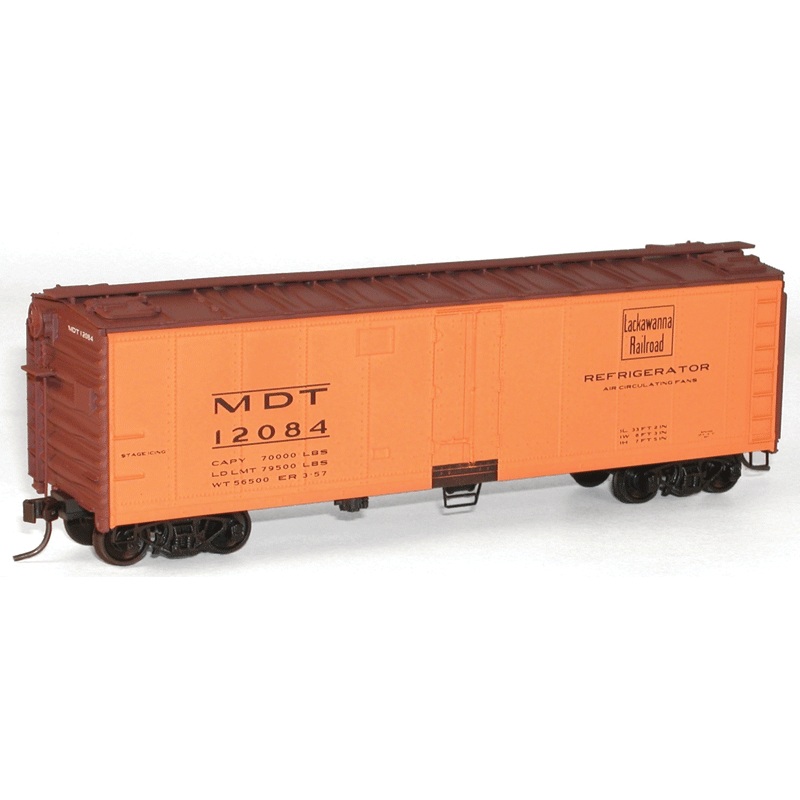 Accurail 8311 HO 40' Steel Reefer Kit Lackawanna MDTX 12536 - NOS