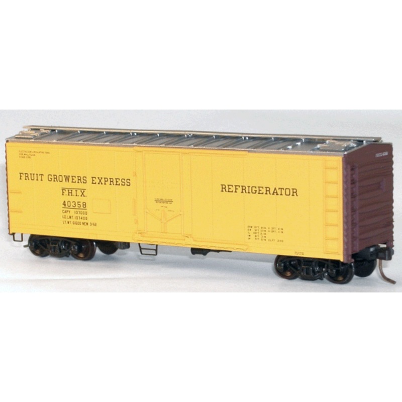 Accurail 8506 HO 40' Steel Reefer Kit Fruit Growers Express FGE - NOS