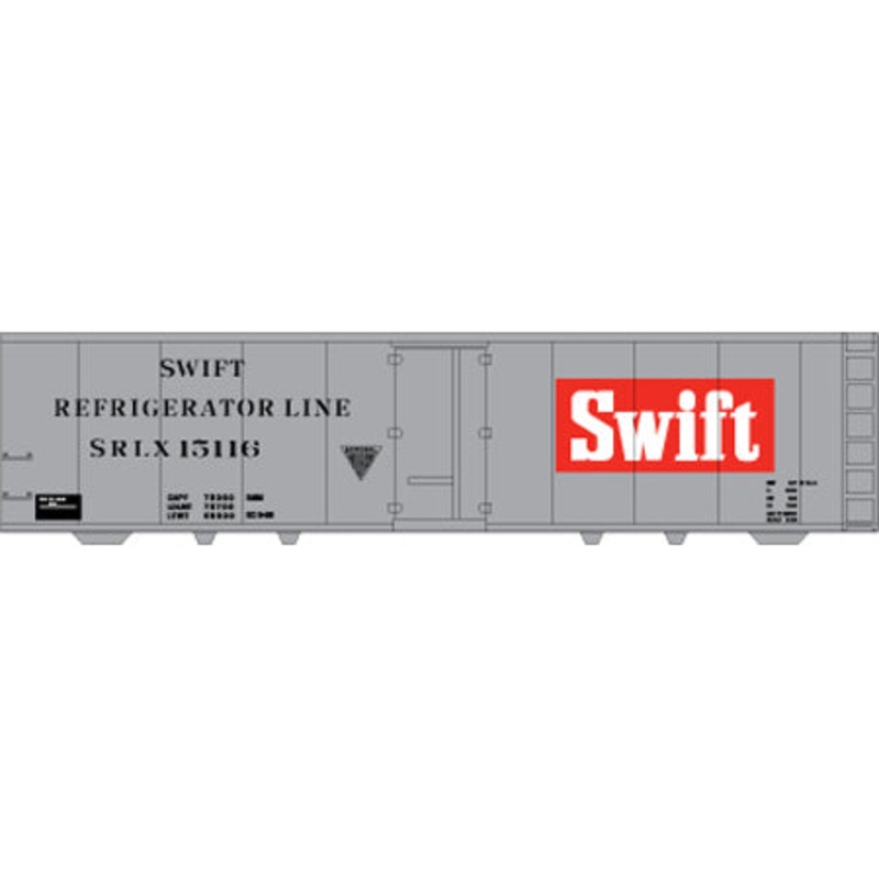 Athearn 71331 HO Scale 40' Steel Reefer Swift SRLX 15116 - NOS