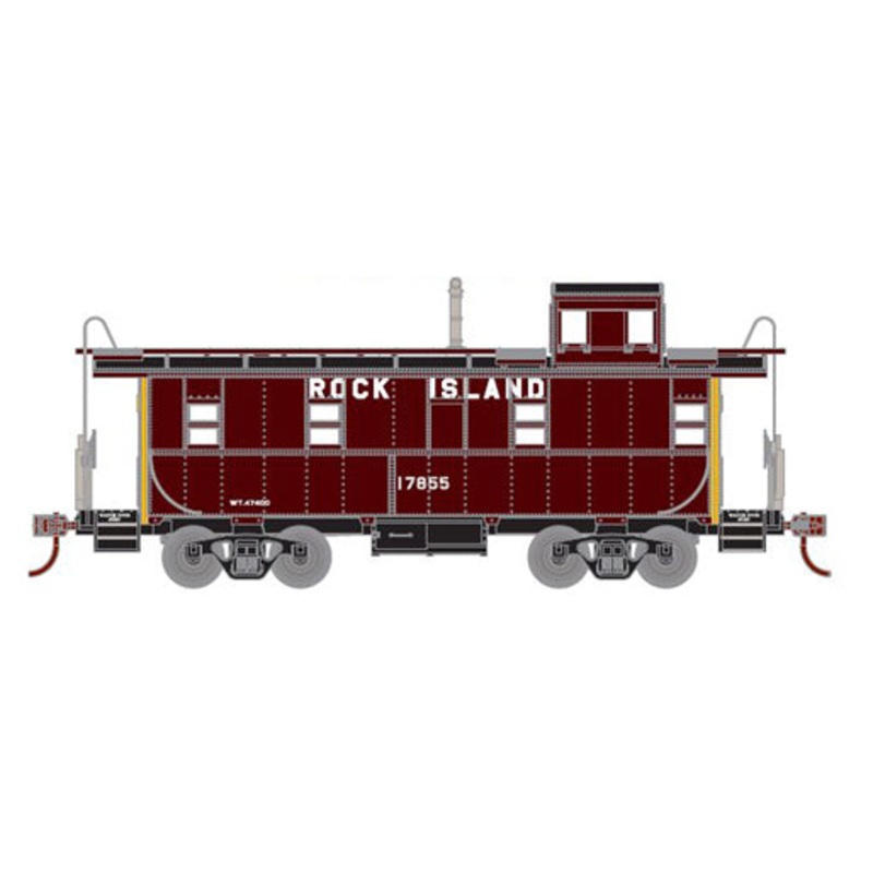 Athearn 74024 HO Scale Cupola Caboose Rock Island RI 17855 - NOS
