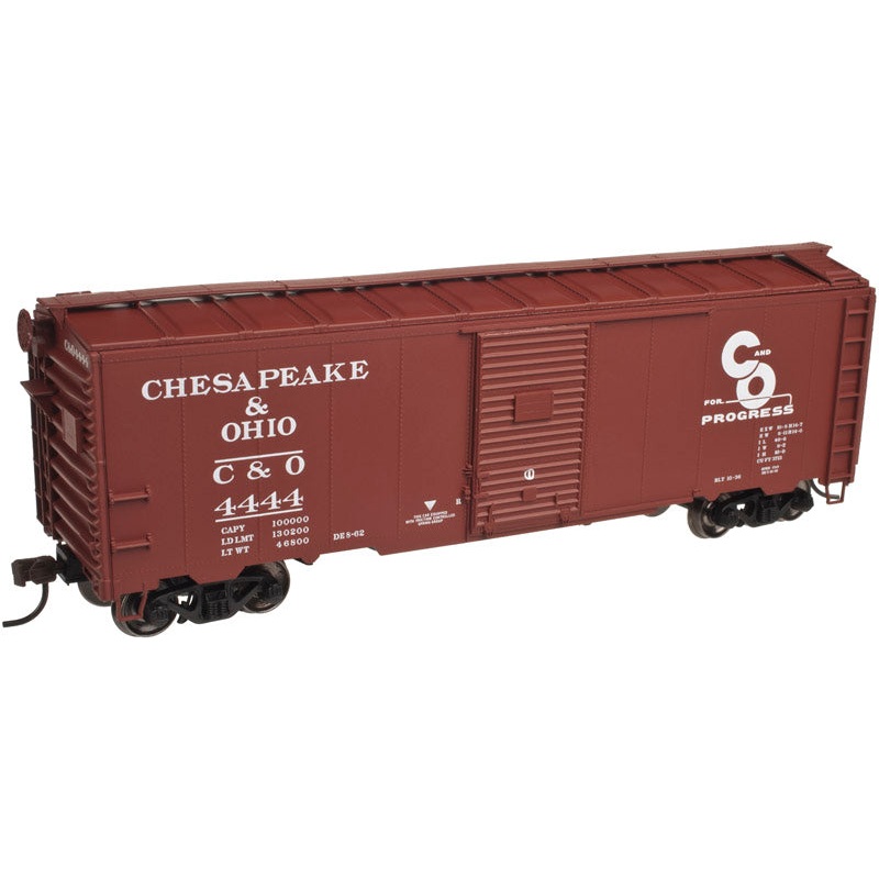 Atlas Trainman 20002530 HO Scale 40' 1937 AAR Boxcar Kit Chesapeake & Ohio C&O 4890 - NOS