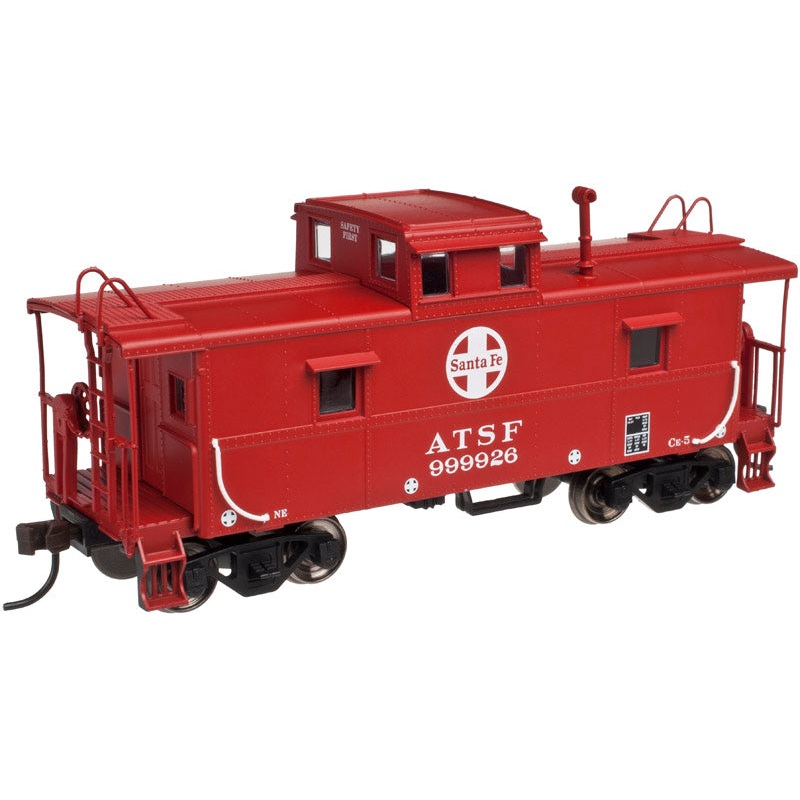 Atlas Trainman 20003014 HO Scale Center Cupola Steel Caboose Santa Fe ATSF 999926 - NOS