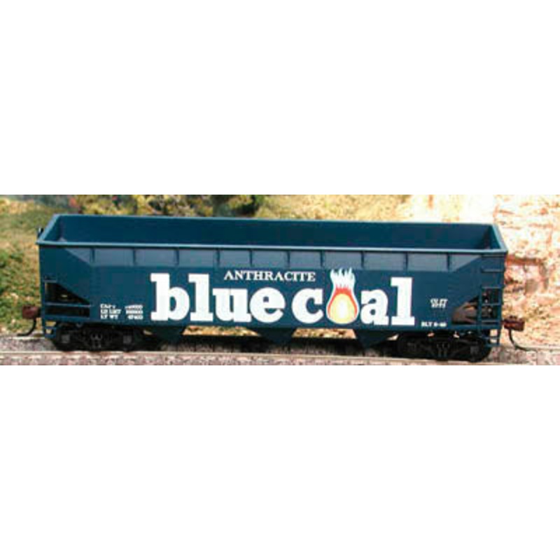 Bowser 41157 HO Scale 70 Ton 3 Bay Open Hopper Lackawana "Blue Coal" DL&W 72078 - NOS