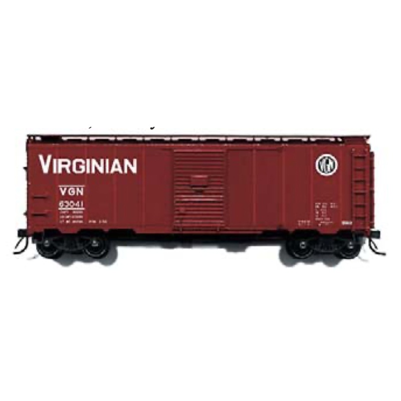 Branchline Trains 802724 HO Scale 40' AAR Boxcar Kit Virginian VGN 63034 - NOS