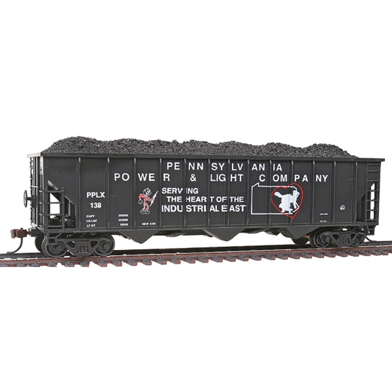 Con-Cor 01-000521-2 HO Scale 100 Ton 3 Bay Open Hopper Set PP&L PPLX - NOS