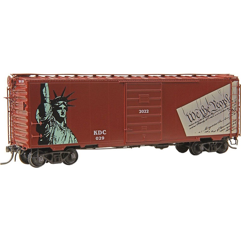 Kadee 6929 HO 40' PS-1 Boxcar Patriotic "We The People" KDC 2022