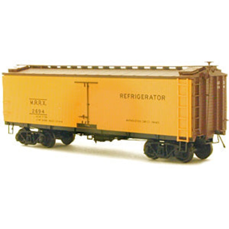 Red Caboose 1001-12 HO Scale 40' Mather Meat Reefer Kit MRRX 2695 - NOS